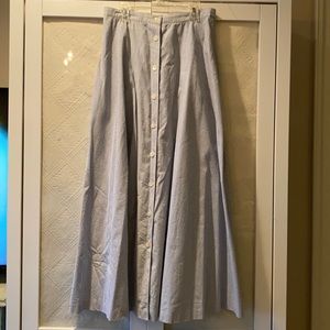 Great Ralph Lauren long skirt Sz 8 cotton stripe
